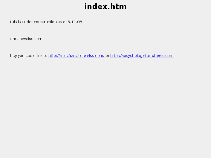 www.drmarcweiss.com