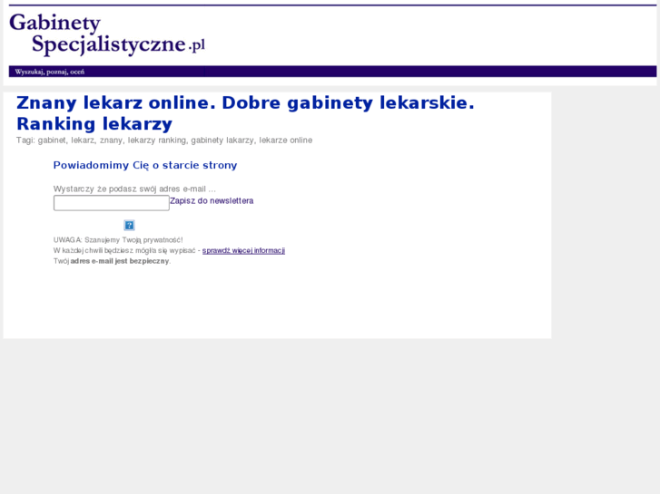 www.gabinetyspecjalistyczne.pl