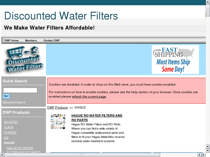 www.haguewaterfilters.com