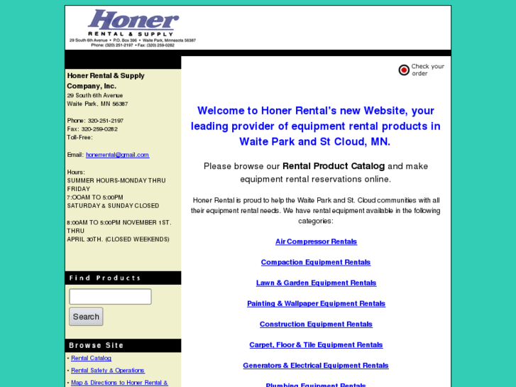 www.honerrental.com