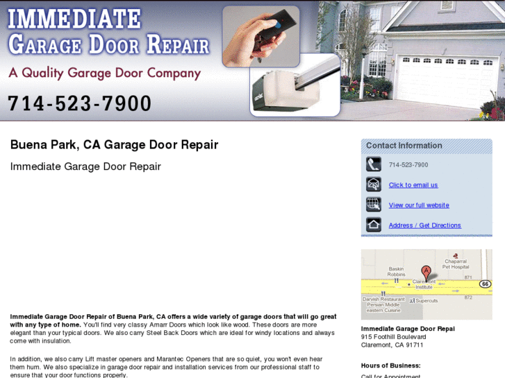 www.immediategaragedoorrepair.net