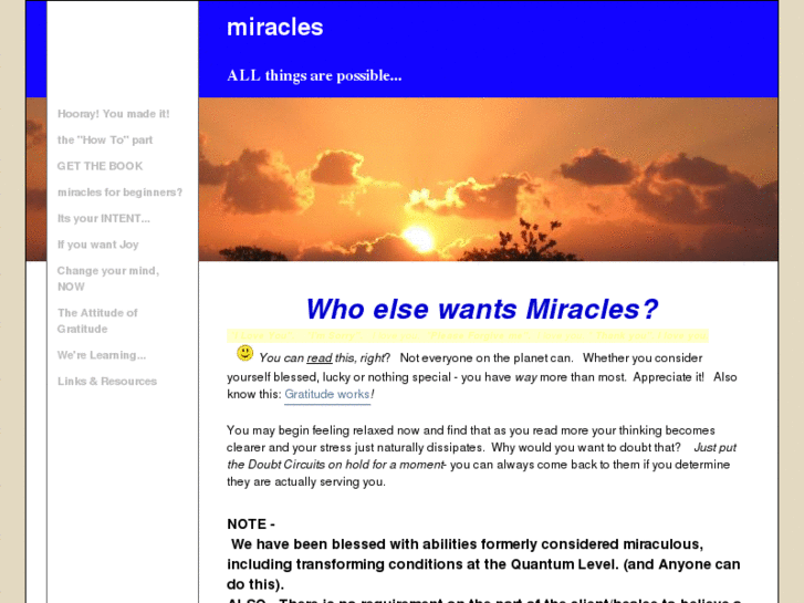 www.iwantmiracles.com