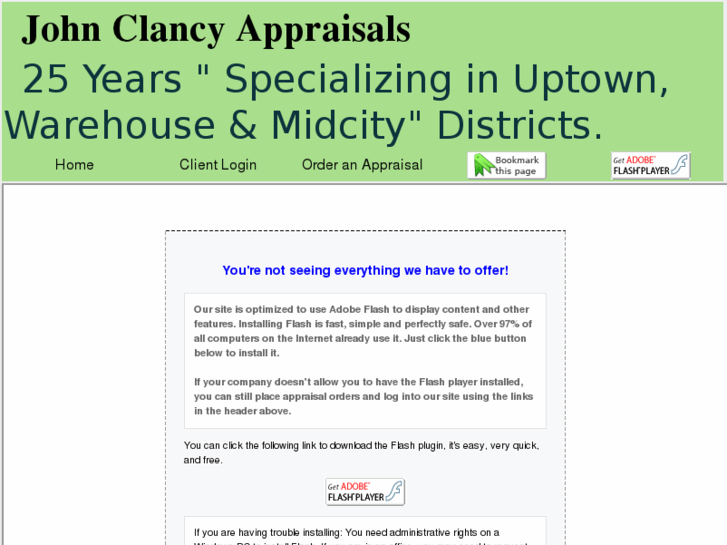 www.johnclancyappraisals.com