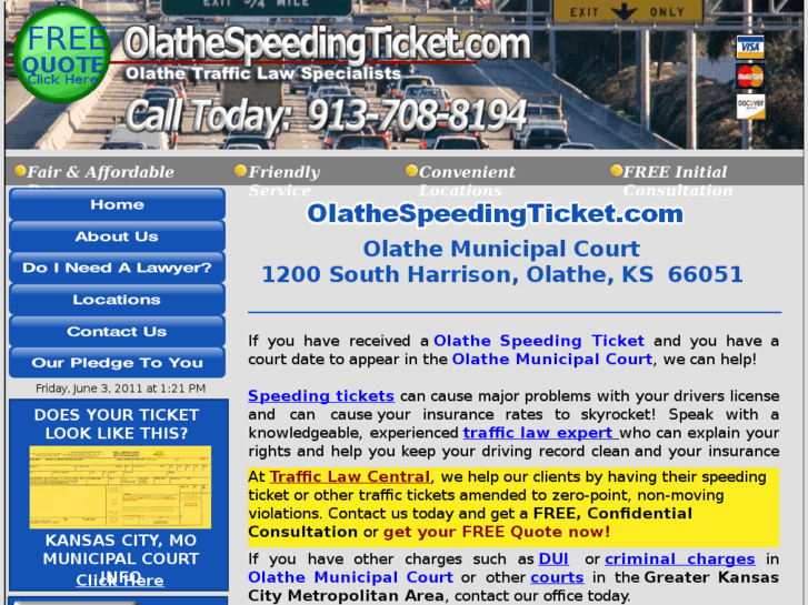 www.olathespeedingticket.com