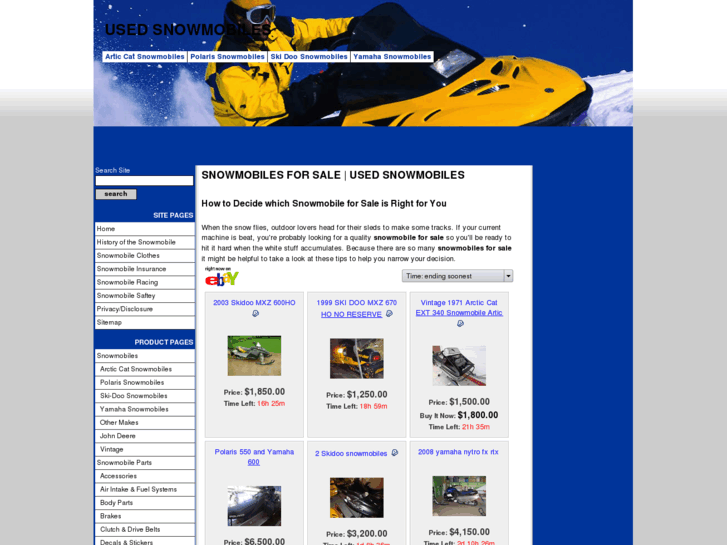 www.used-snowmobiles.net