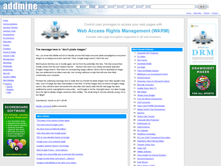 www.addmine.net