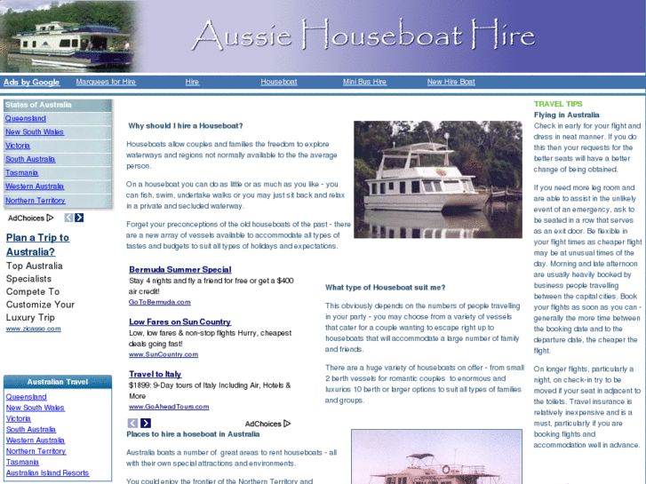 www.aussiehouseboathire.com