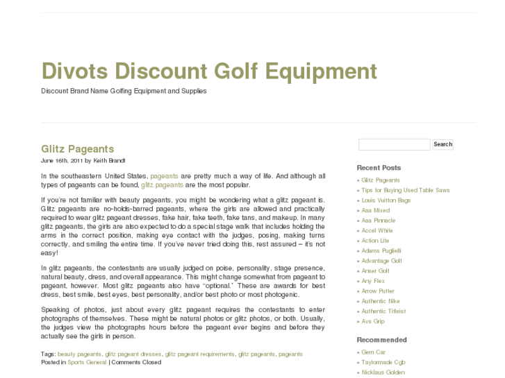 www.divotsdiscountgolf.com