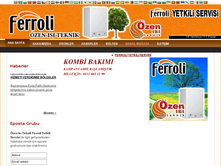 www.ferroliyetkiliservisi.com