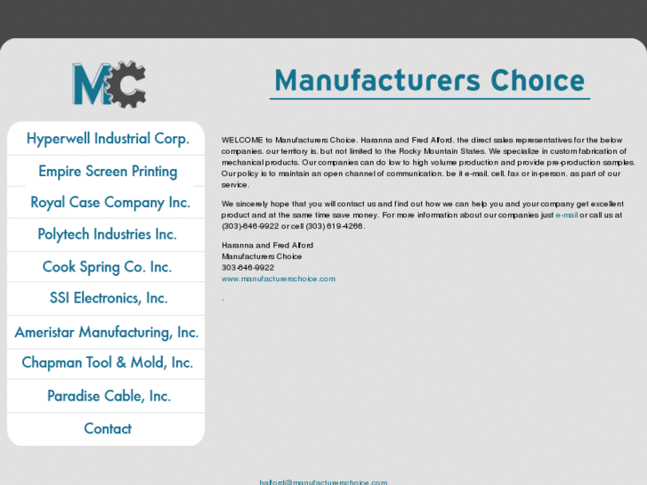 www.manufacturerschoice.com