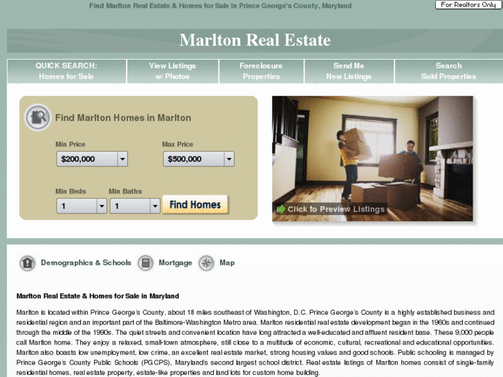 www.marlton-real-estate.com