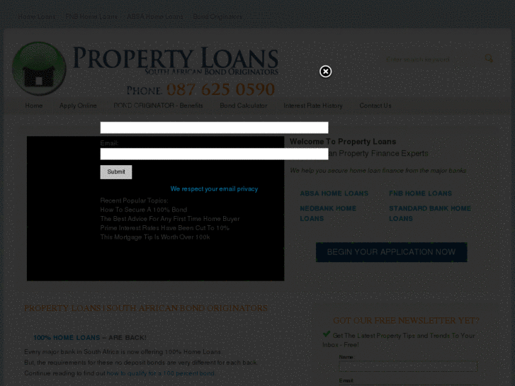 www.propertyloans.co.za