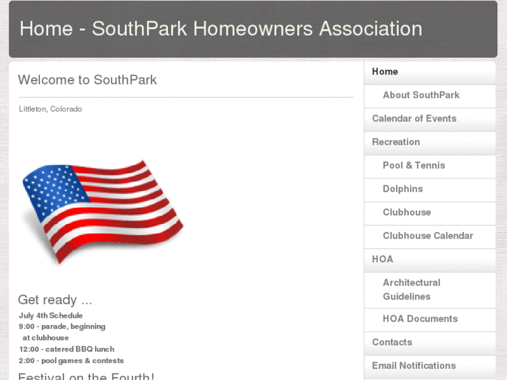 www.southparkhoa.com