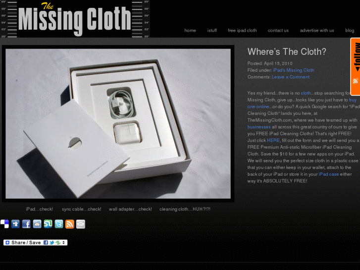 www.themissingcloth.com