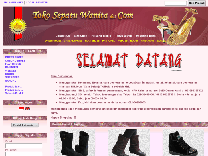 www.tokosepatuwanita.com