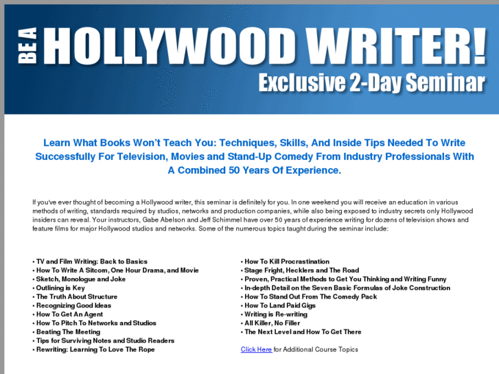 www.beahollywoodwriter.com