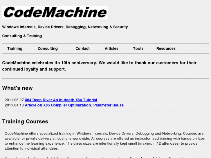 www.codemachine.com