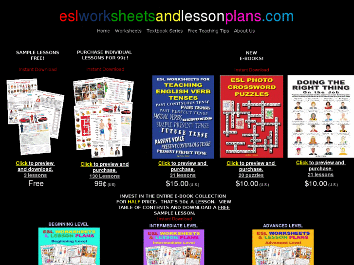 www.eslworksheetsandlessonplans.com