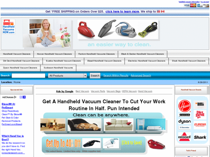 www.handheldvacuumsnow.com