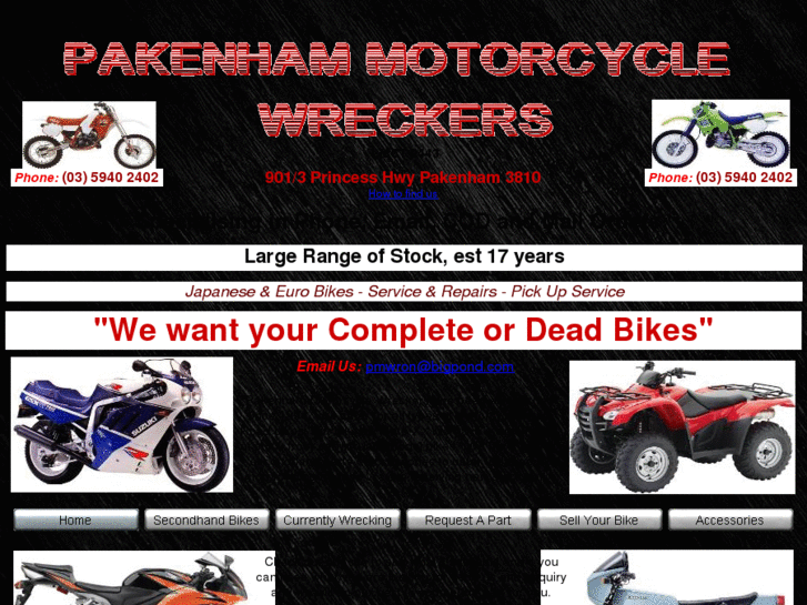 www.pakenhammotorcyclewreckers.com