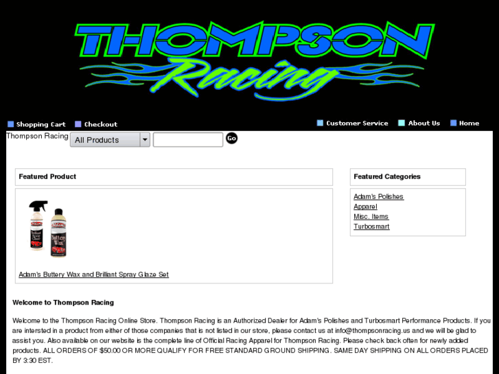 www.shopthompsonracing.com