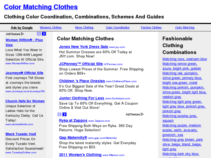 www.colormatchingclothes.com