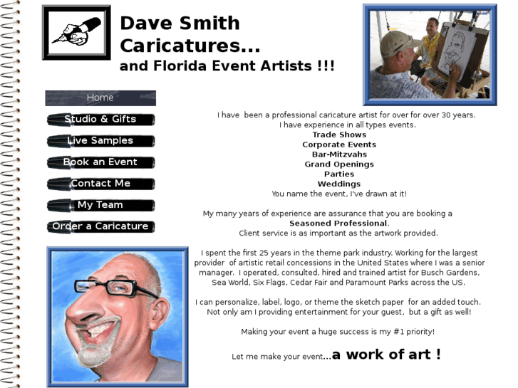 www.davesmithcaricatures.com