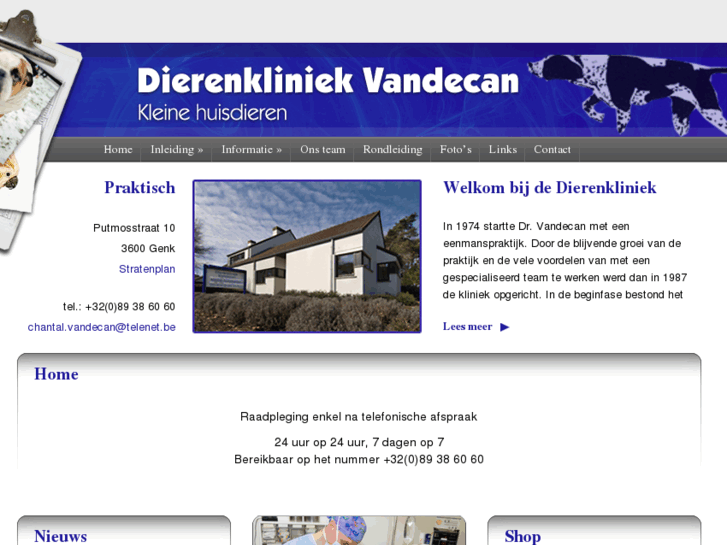 www.dierenkliniekvandecan.com