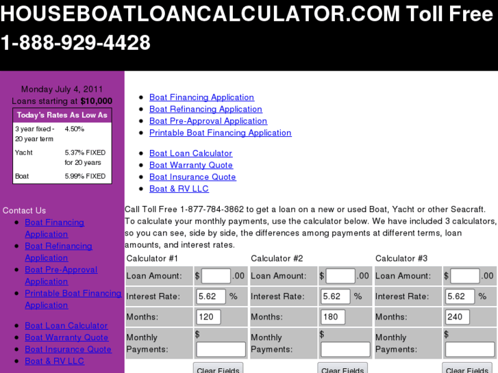 www.houseboatloancalculator.com