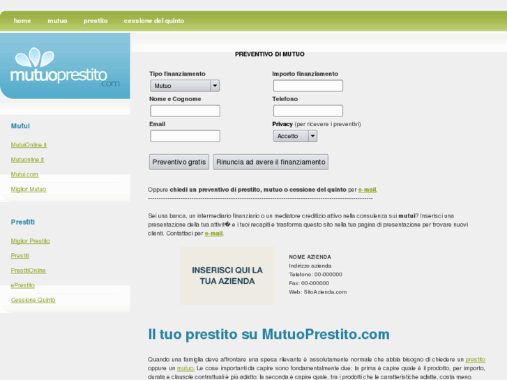 www.mutuoprestito.com