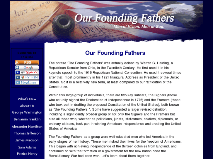 www.our-founding-fathers.com