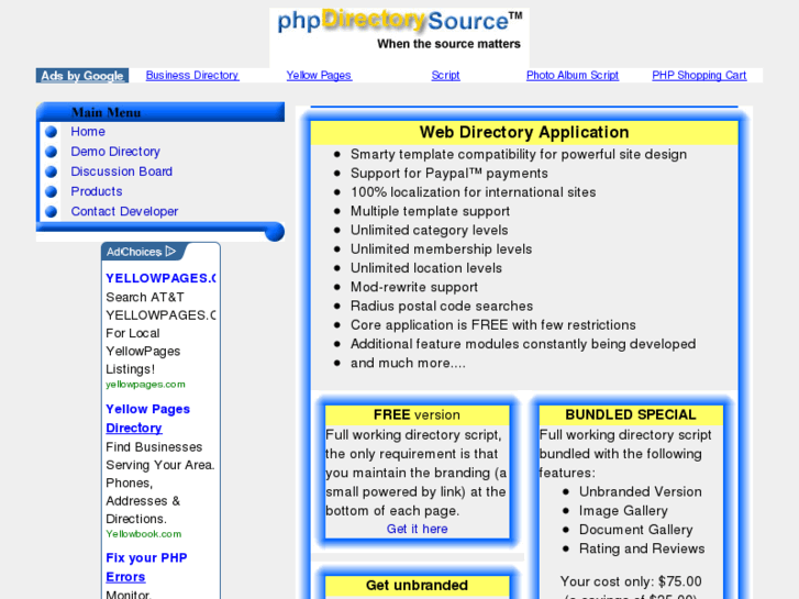 www.phpdirectorysource.com