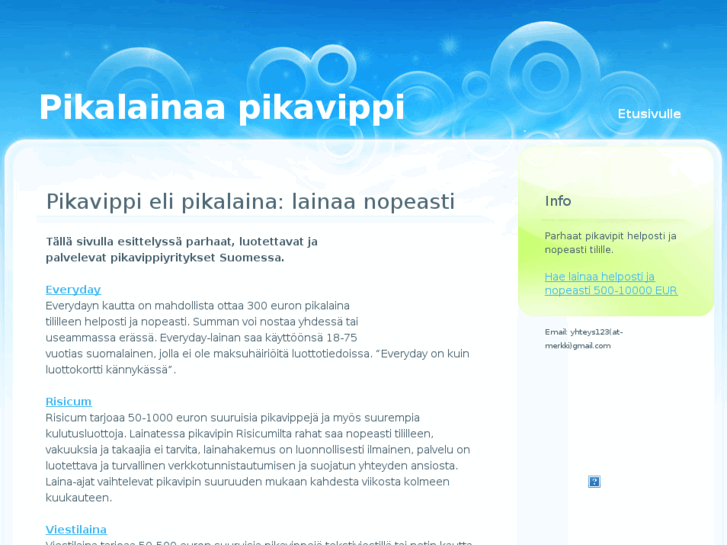 www.pikavippilaina.net