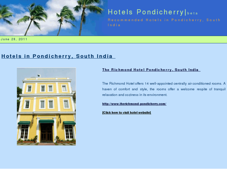 www.pondicheryhotels.com