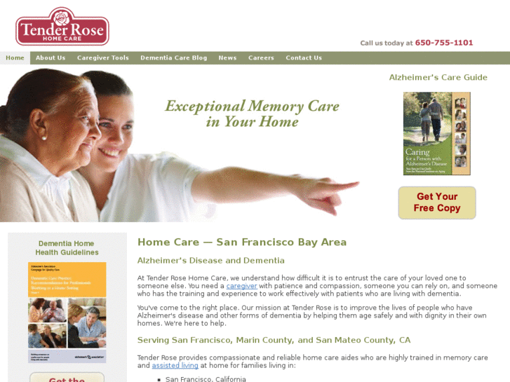 www.tenderrosehomecare.com