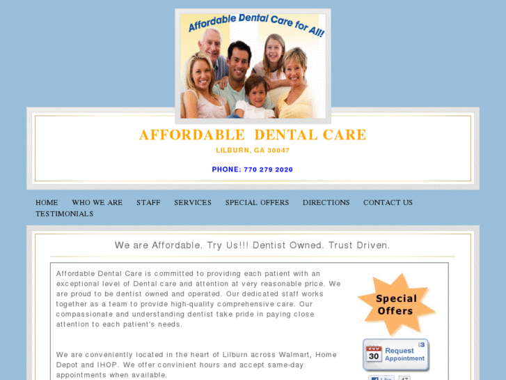 www.theaffordabledental.com