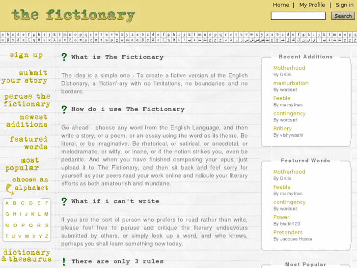 www.thefictionary.com