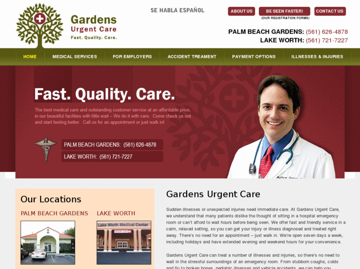 www.gardensurgentcare.com