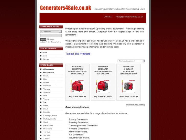 www.generators4sale.co.uk