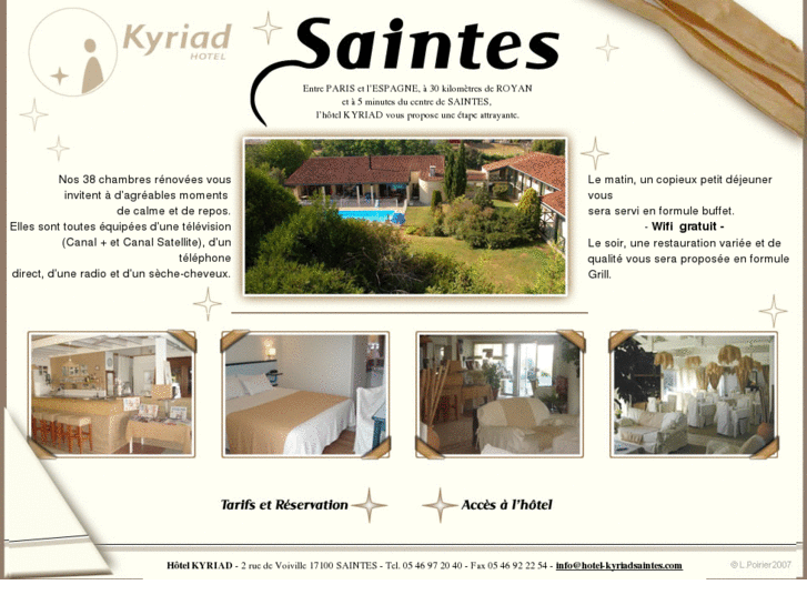 www.hotel-kyriadsaintes.com