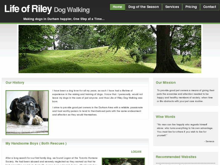 www.lifeofrileydogwalking.com