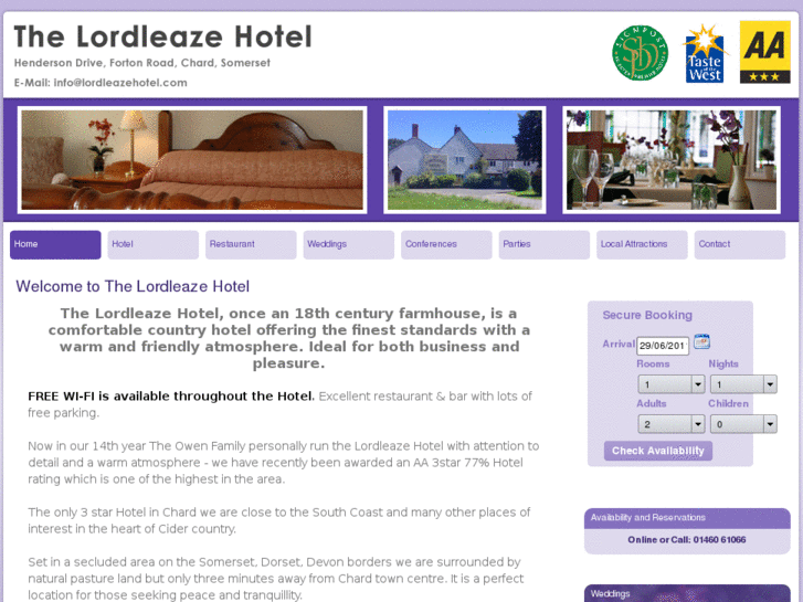 www.lordleazehotel.com