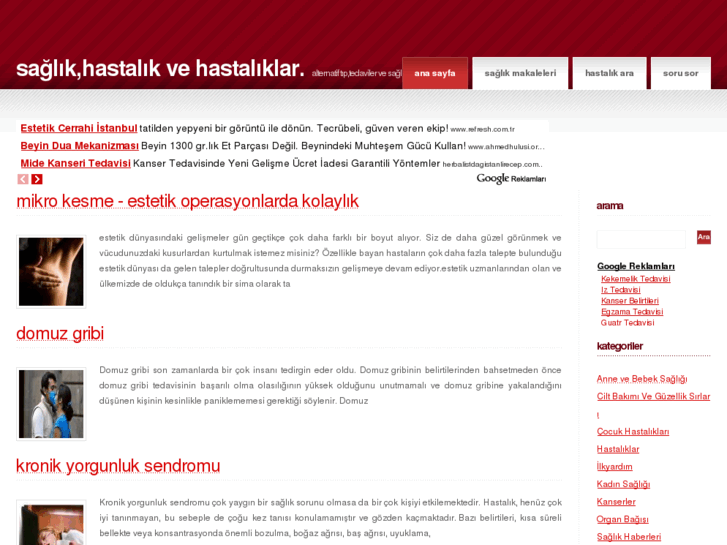 www.saglikhastalik.com