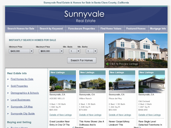 www.sunnyvale-homes-for-sale.com