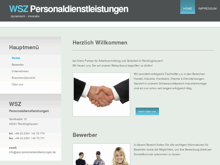 www.wsz-personaldienstleistungen.com