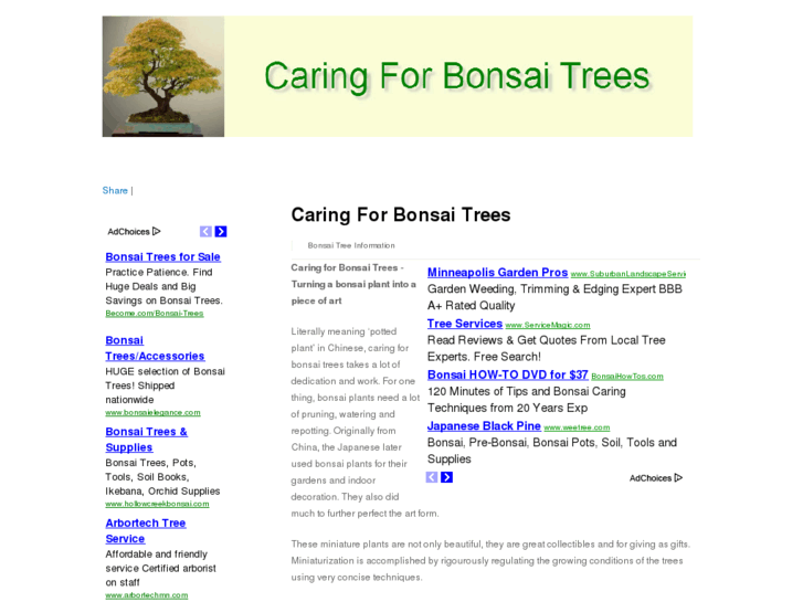 www.caringforbonsaitrees.com