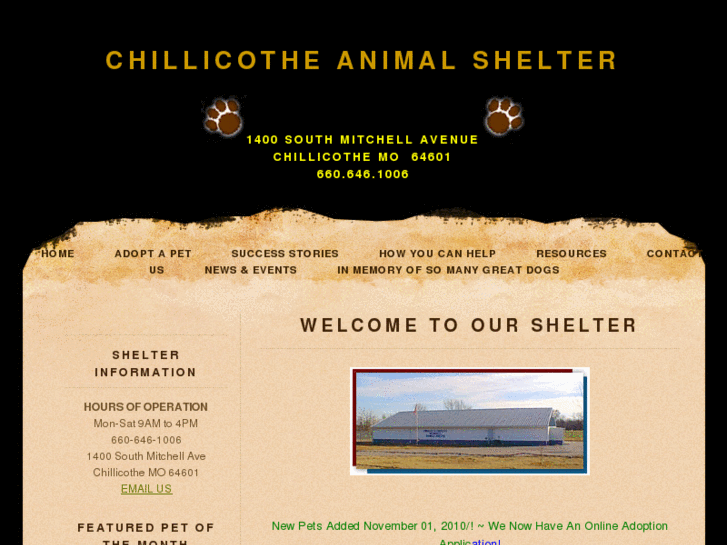 www.chillicotheanimalshelter.com