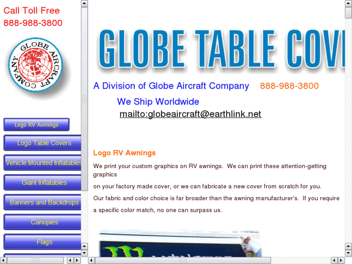 www.globetablecovers.com