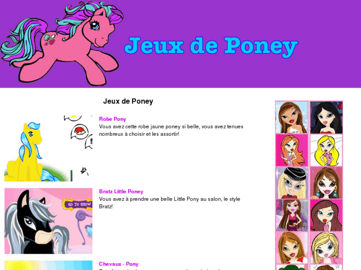 www.jeuxdeponey.net