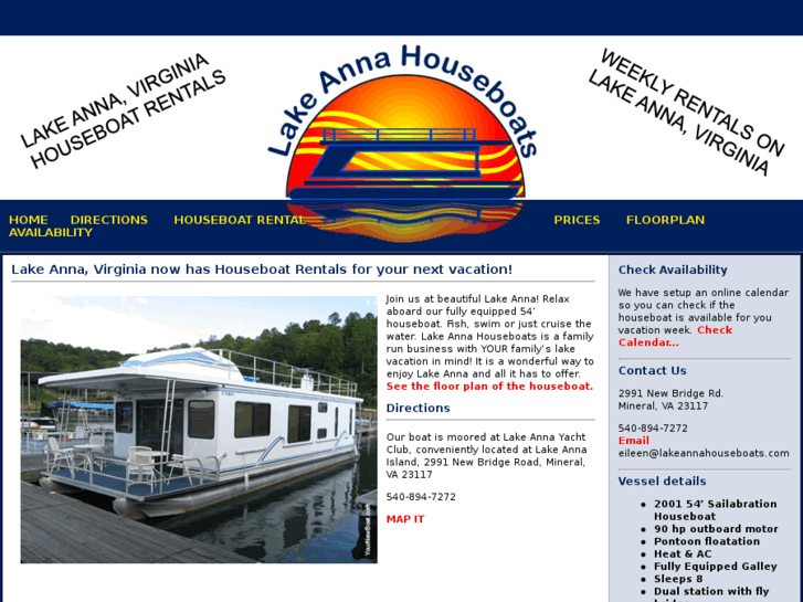 www.lakeannahouseboats.com